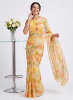 Load image into Gallery viewer, High Quality Garden Vareli Printed Nara Chiffon Saree