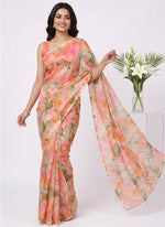 Load image into Gallery viewer, High Quality Garden Vareli Printed Nara Chiffon Saree