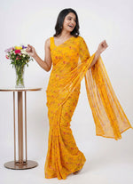 Load image into Gallery viewer, Garden Vareli Printed Nara Chiffon Saree without Blouse