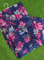 Load image into Gallery viewer, Garden Vareli Printed Nara Chiffon Saree without Blouse