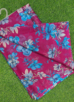 Load image into Gallery viewer, Garden Vareli Printed Nara Chiffon Saree without Blouse