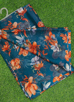 Load image into Gallery viewer, Garden Vareli Printed Nara Chiffon Saree without Blouse