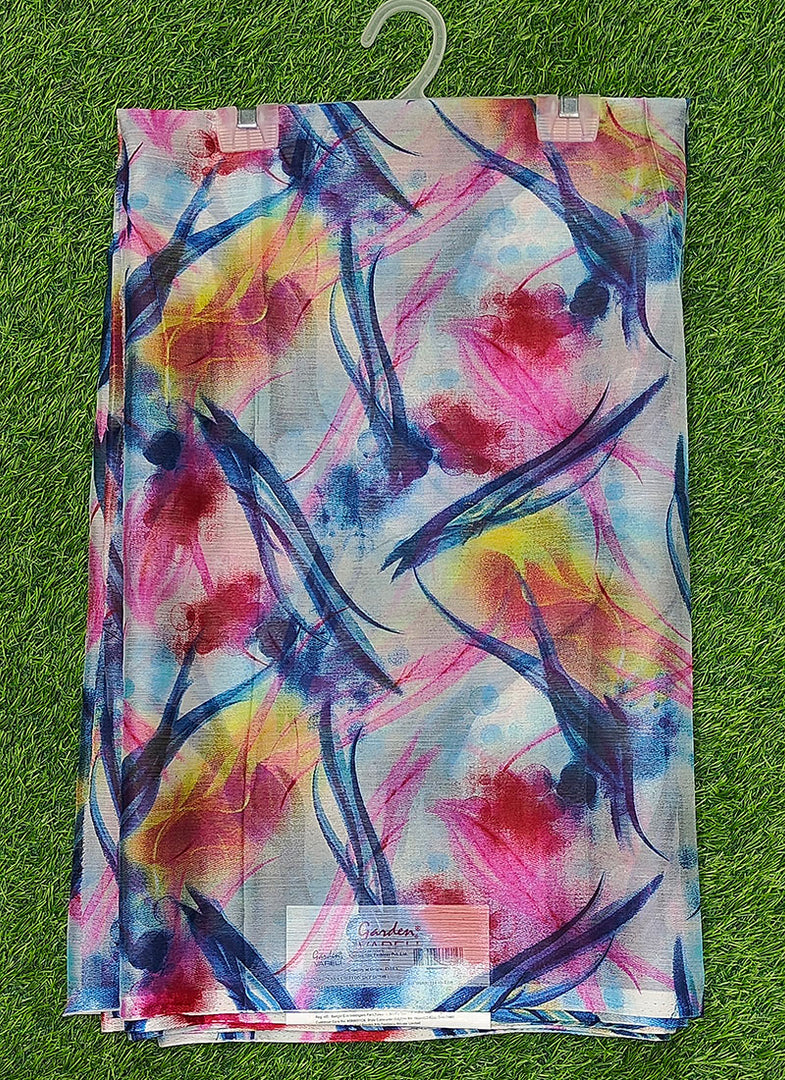 Garden Vareli Printed Nara Chiffon Saree without Blouse