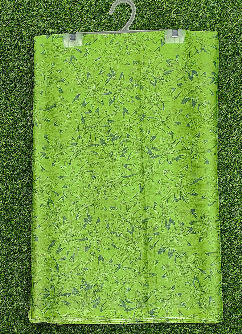 Garden Vareli Printed Nara Chiffon Saree without Blouse