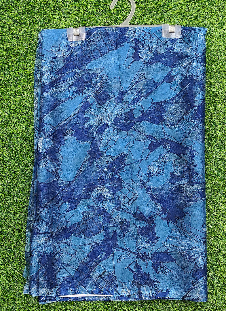 Garden Vareli Printed Nara Chiffon Saree without Blouse