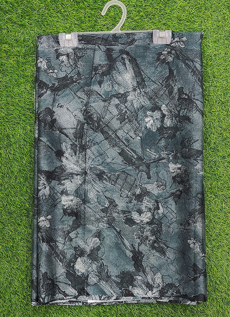 Garden Vareli Printed Nara Chiffon Saree without Blouse