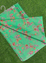 Load image into Gallery viewer, Latest Garden Vareli Printed Nara Chiffon Saree without Blouse
