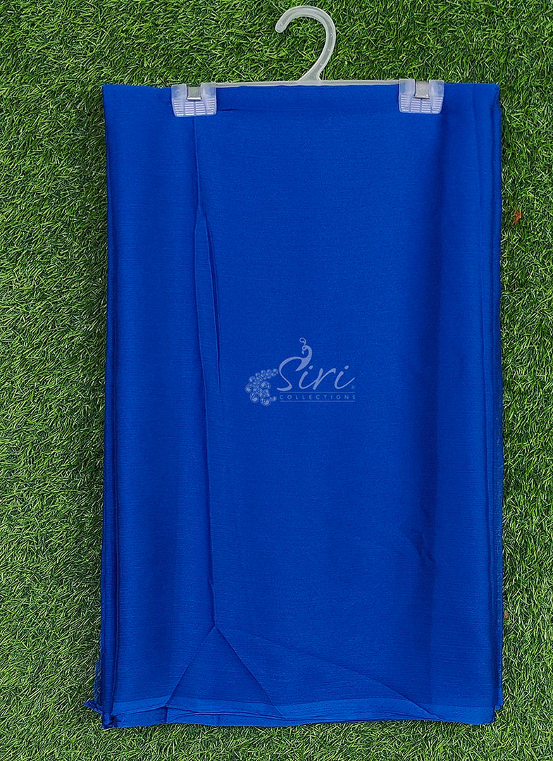 Beautiful Garden Vareli Plain Nara Chiffon Saree