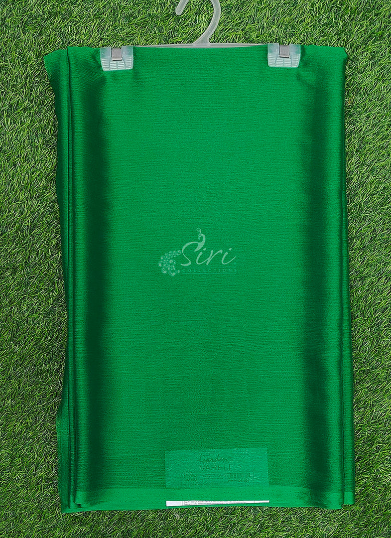Beautiful Garden Vareli Plain Nara Chiffon Saree