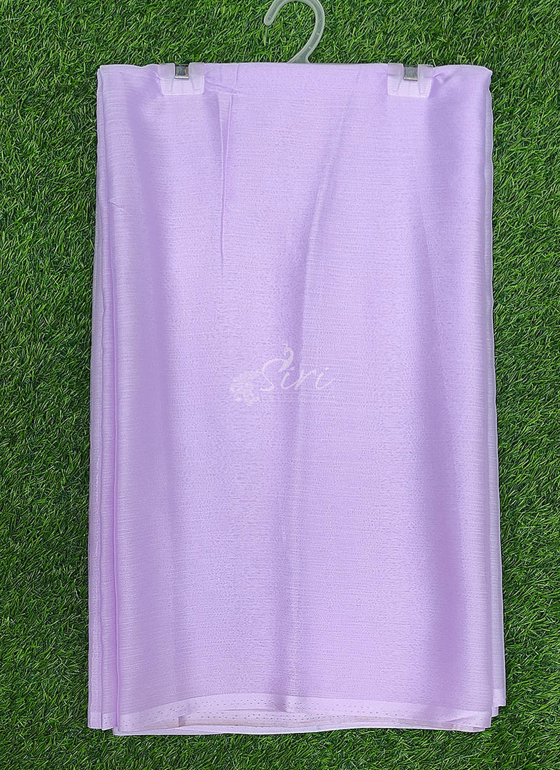 Beautiful Garden Vareli Plain Nara Chiffon Saree