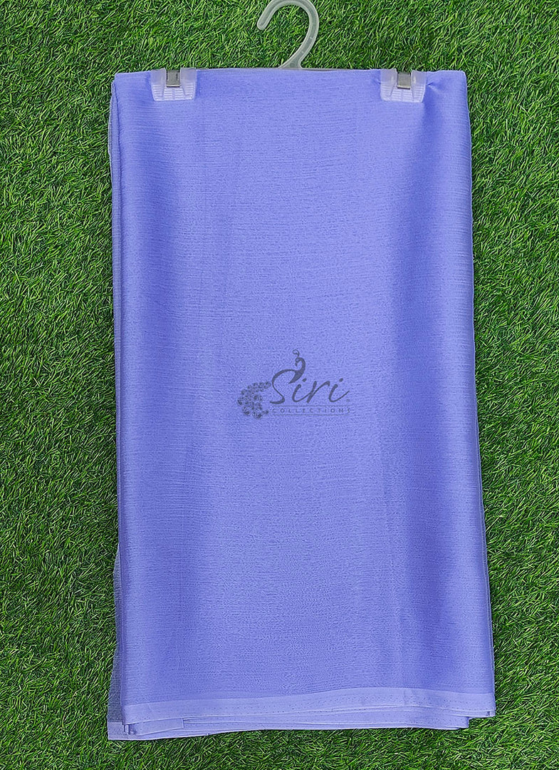 Beautiful Garden Vareli Plain Nara Chiffon Saree
