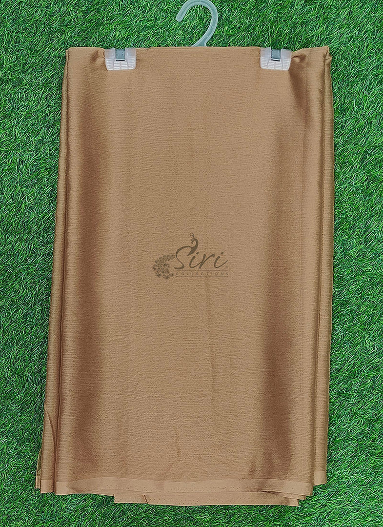 Beautiful Garden Vareli Plain Nara Chiffon Saree