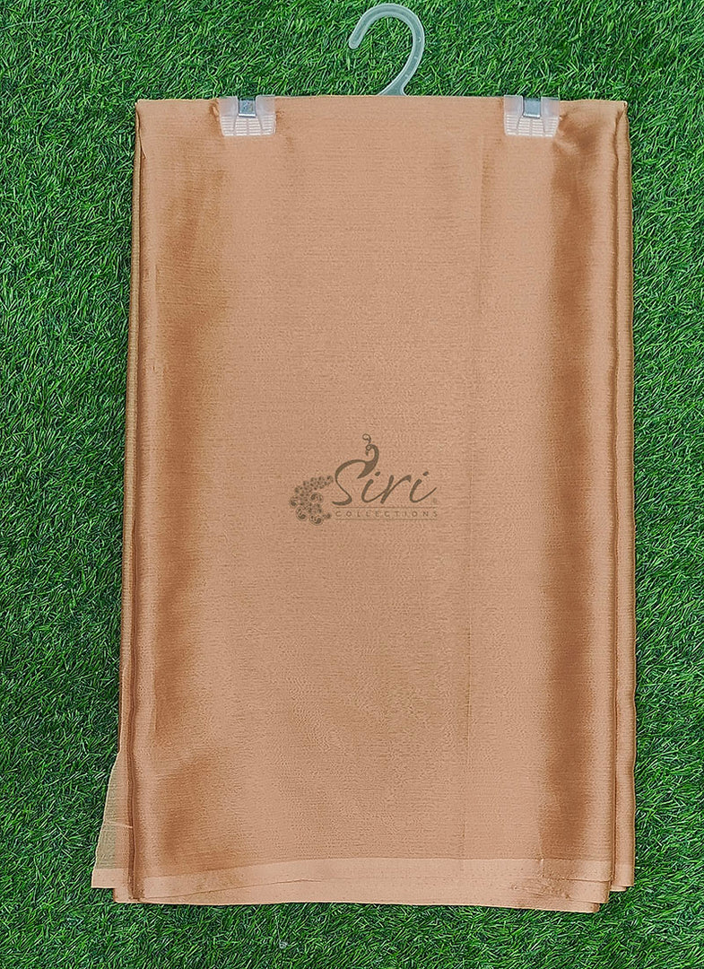 Beautiful Garden Vareli Plain Nara Chiffon Saree