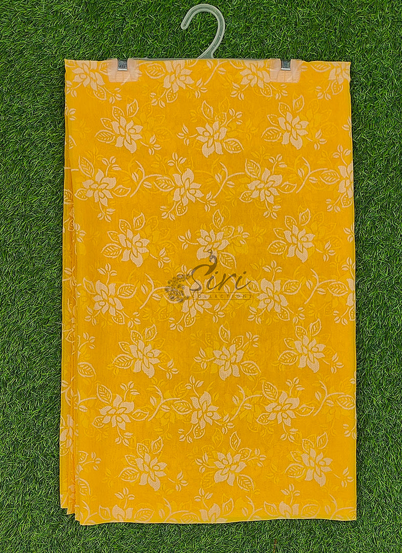 Garden Vareli Printed Summer Roganza Saree