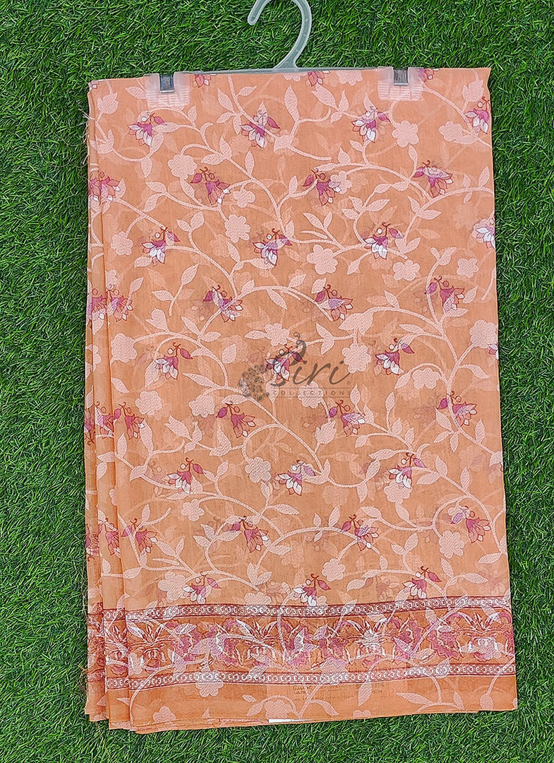 Latest Beautiful Printed Summer Roganza Saree