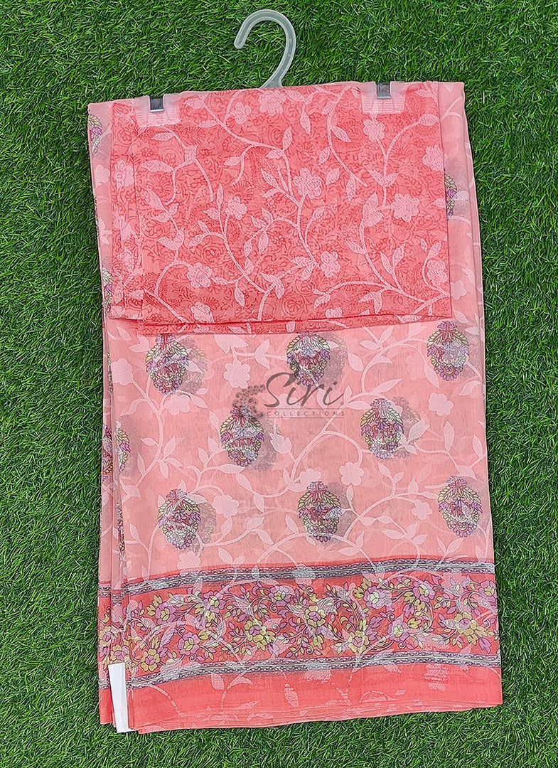 Latest Beautiful Printed Summer Roganza Saree