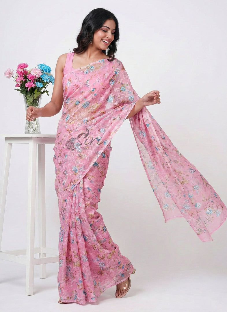 Exclusive Garden Vareli Latest Summer Roganza Saree