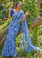 Load image into Gallery viewer, Exclusive Garden Vareli Latest Summer Roganza Saree
