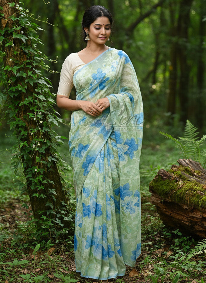 Exclusive Garden Vareli Latest Summer Roganza Saree