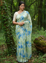 Load image into Gallery viewer, Exclusive Garden Vareli Latest Summer Roganza Saree

