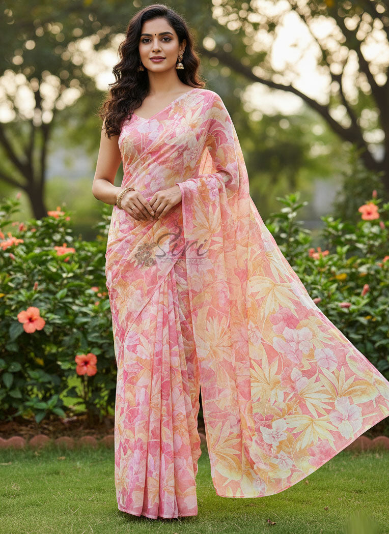 Exclusive Garden Vareli Latest Summer Roganza Saree