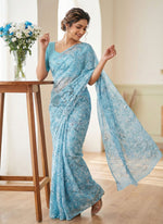 Load image into Gallery viewer, Garden Vareli Latest Summer Roganza Saree
