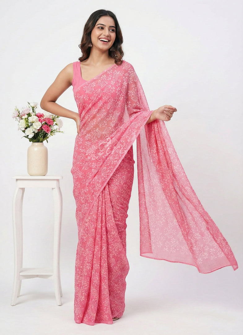 High Quality Garden Vareli Latest Summer Roganza Saree