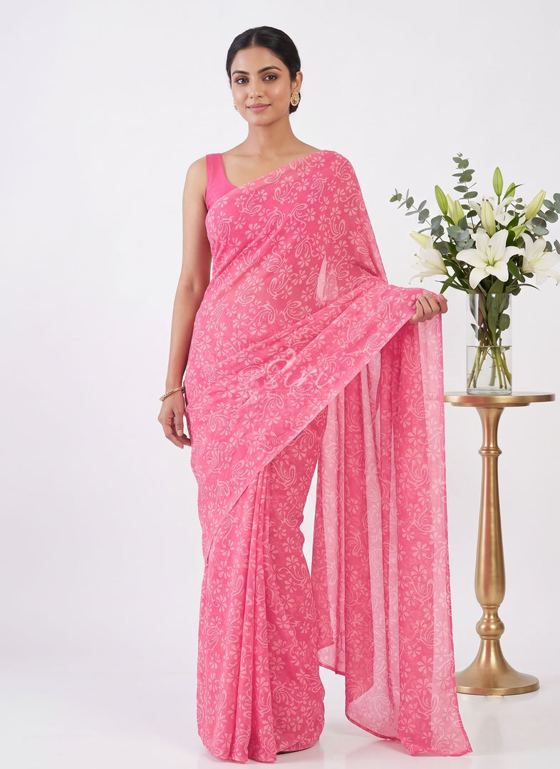 High Quality Garden Vareli Latest Summer Roganza Saree