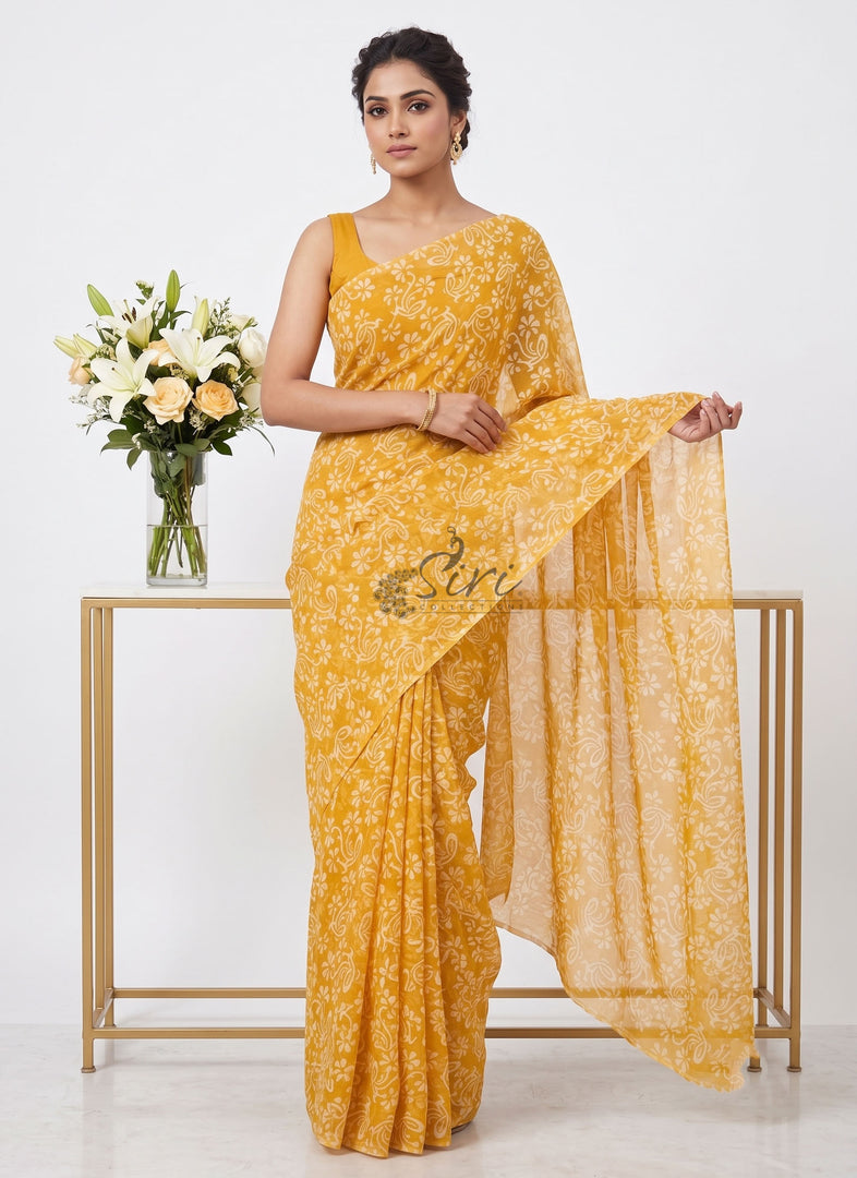 High Quality Garden Vareli Latest Summer Roganza Saree