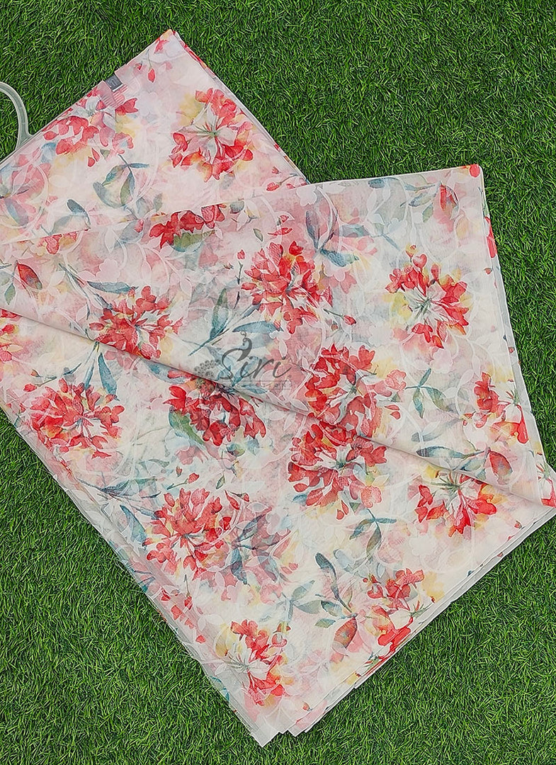 High Quality Garden Vareli Latest Summer Roganza Saree