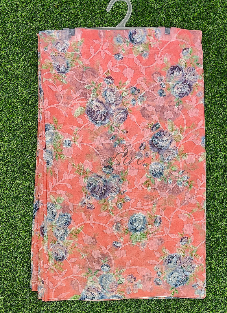 Authentic Garden Vareli Latest Summer Roganza Saree