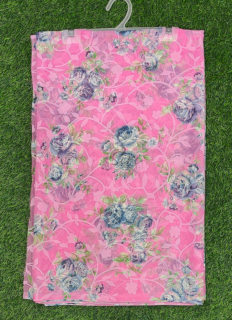 Authentic Garden Vareli Latest Summer Roganza Saree