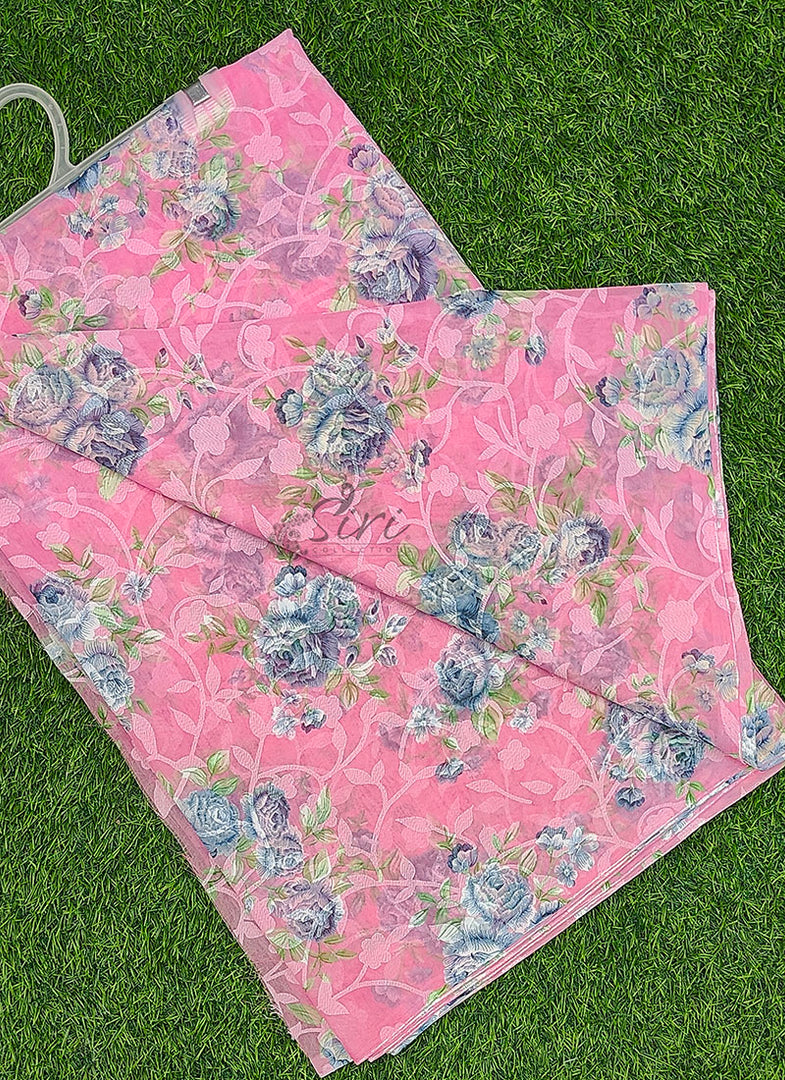 Authentic Garden Vareli Latest Summer Roganza Saree