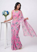 Load image into Gallery viewer, Authentic Garden Vareli Latest Summer Roganza Saree