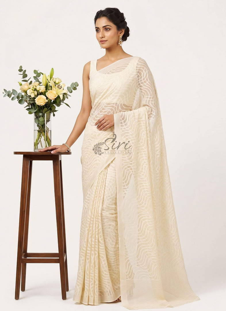 High Quality Garden Vareli Latest Summer Roganza Saree