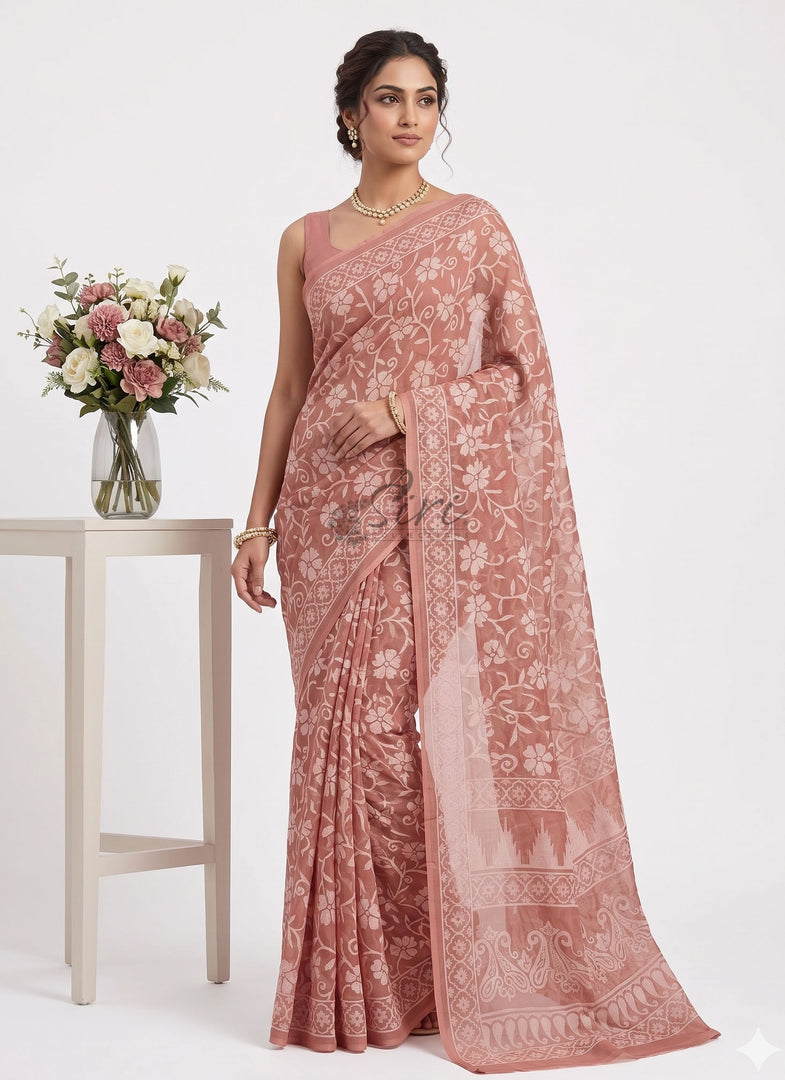High Quality Garden Vareli Latest Summer Roganza Saree