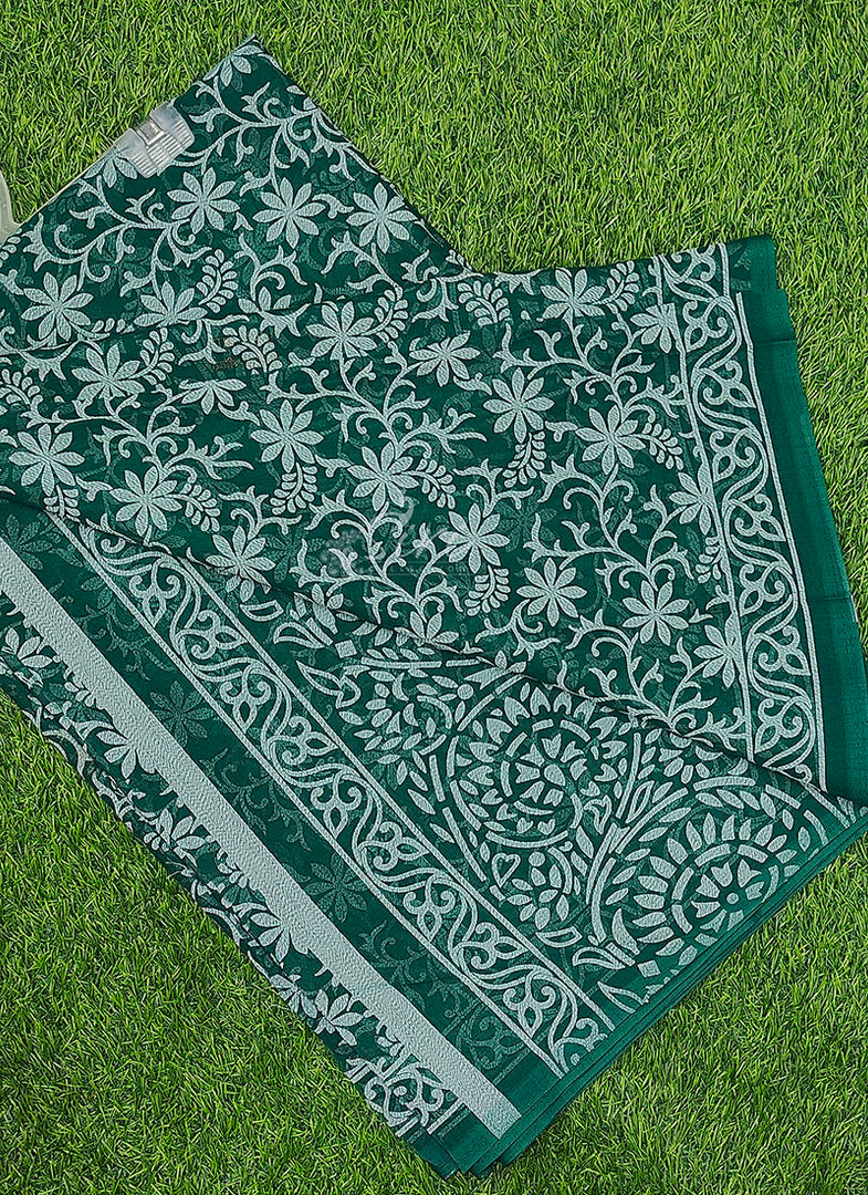 Authentic Garden Vareli Latest Summer Roganza Saree