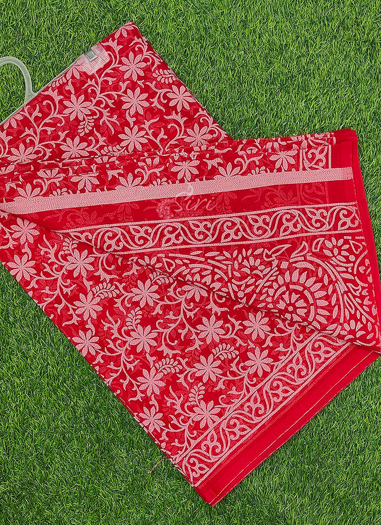 Authentic Garden Vareli Latest Summer Roganza Saree