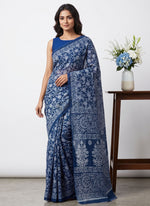 Load image into Gallery viewer, Authentic Garden Vareli Latest Summer Roganza Saree