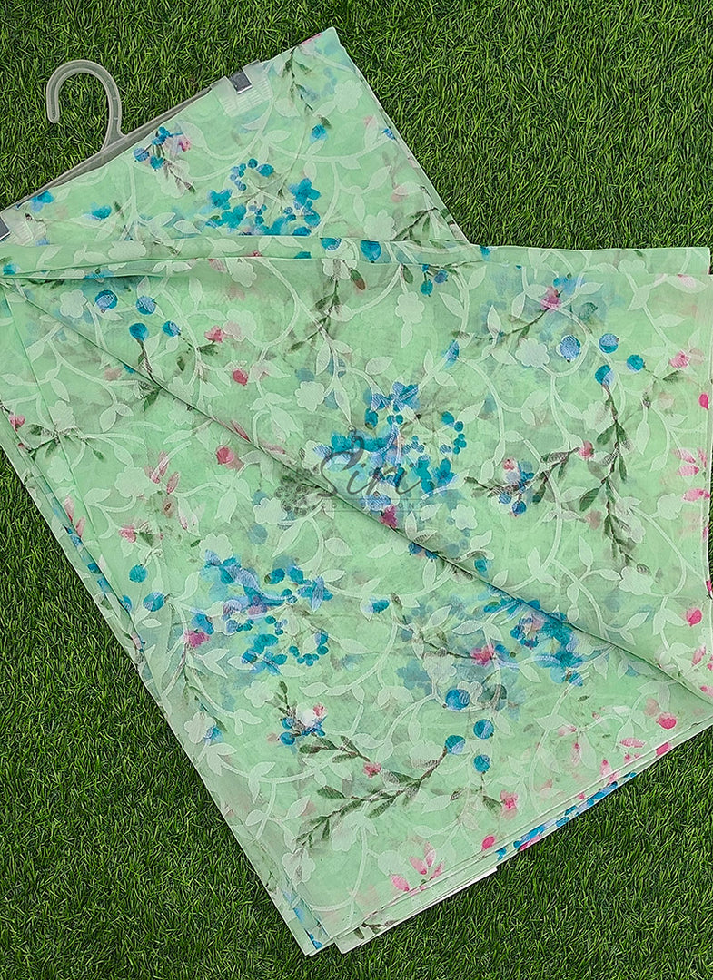 High Quality Garden Vareli Latest Summer Roganza Saree