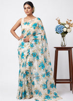 Load image into Gallery viewer, High Quality Garden Vareli Latest Summer Roganza Saree