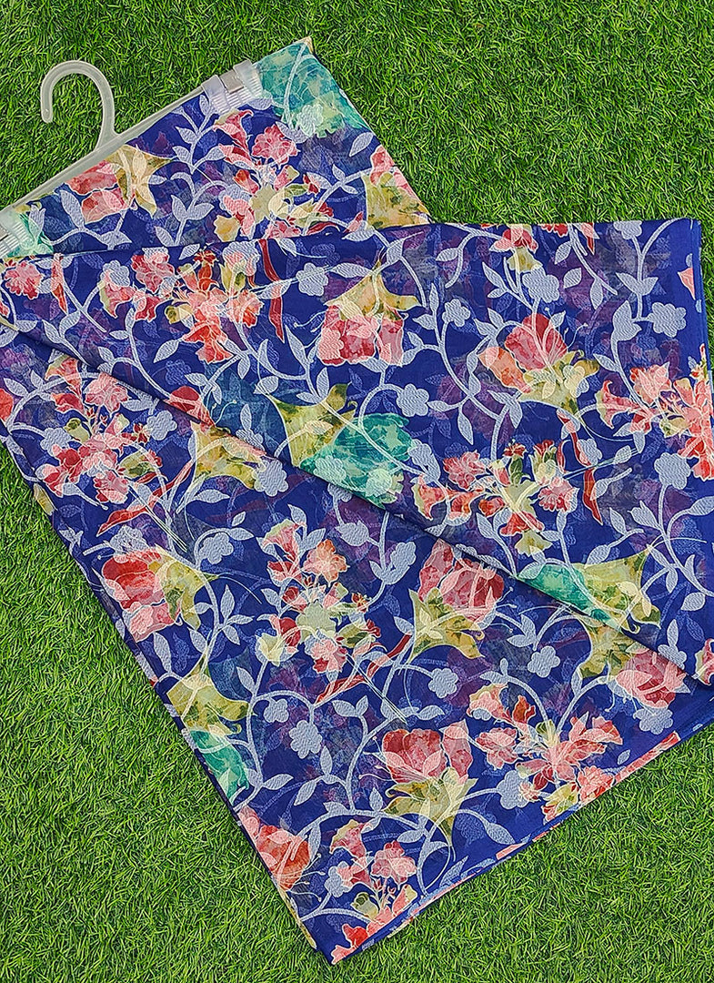 High Quality Garden Vareli Latest Summer Roganza Saree