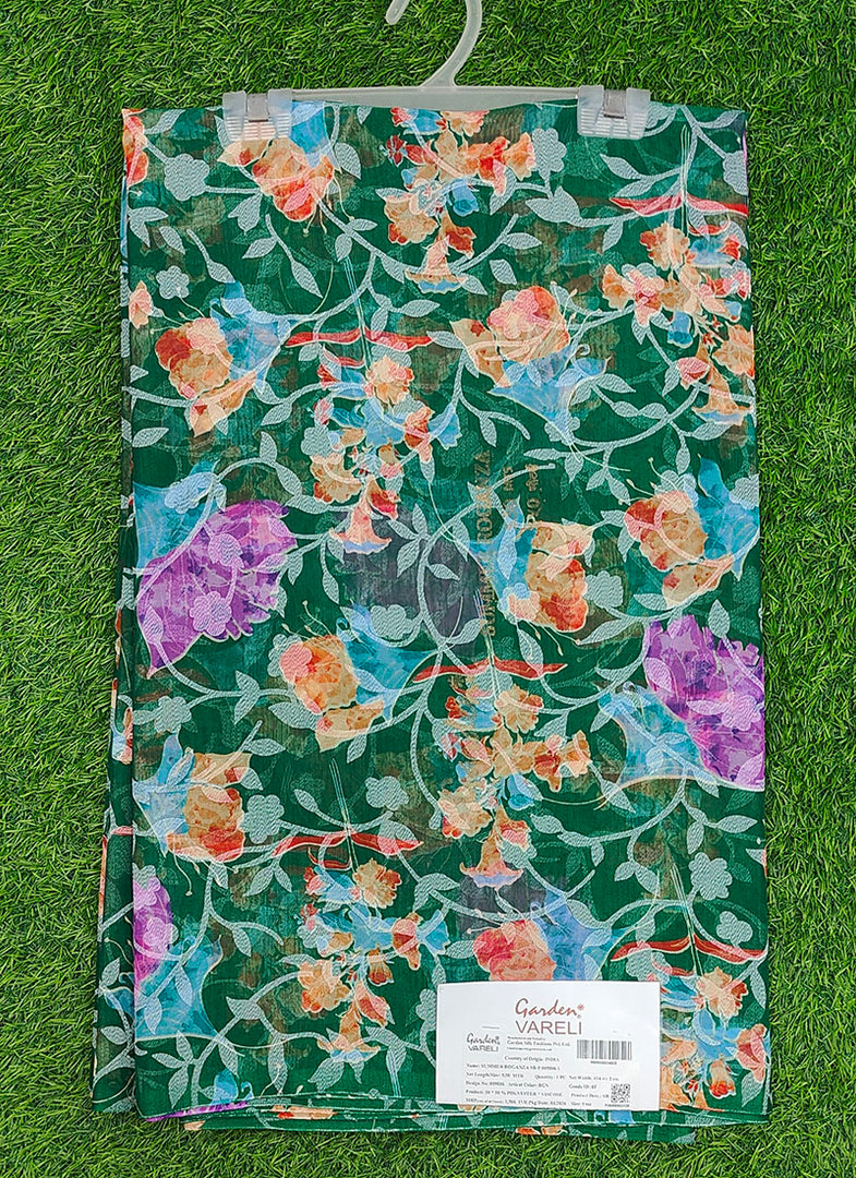 High Quality Garden Vareli Latest Summer Roganza Saree