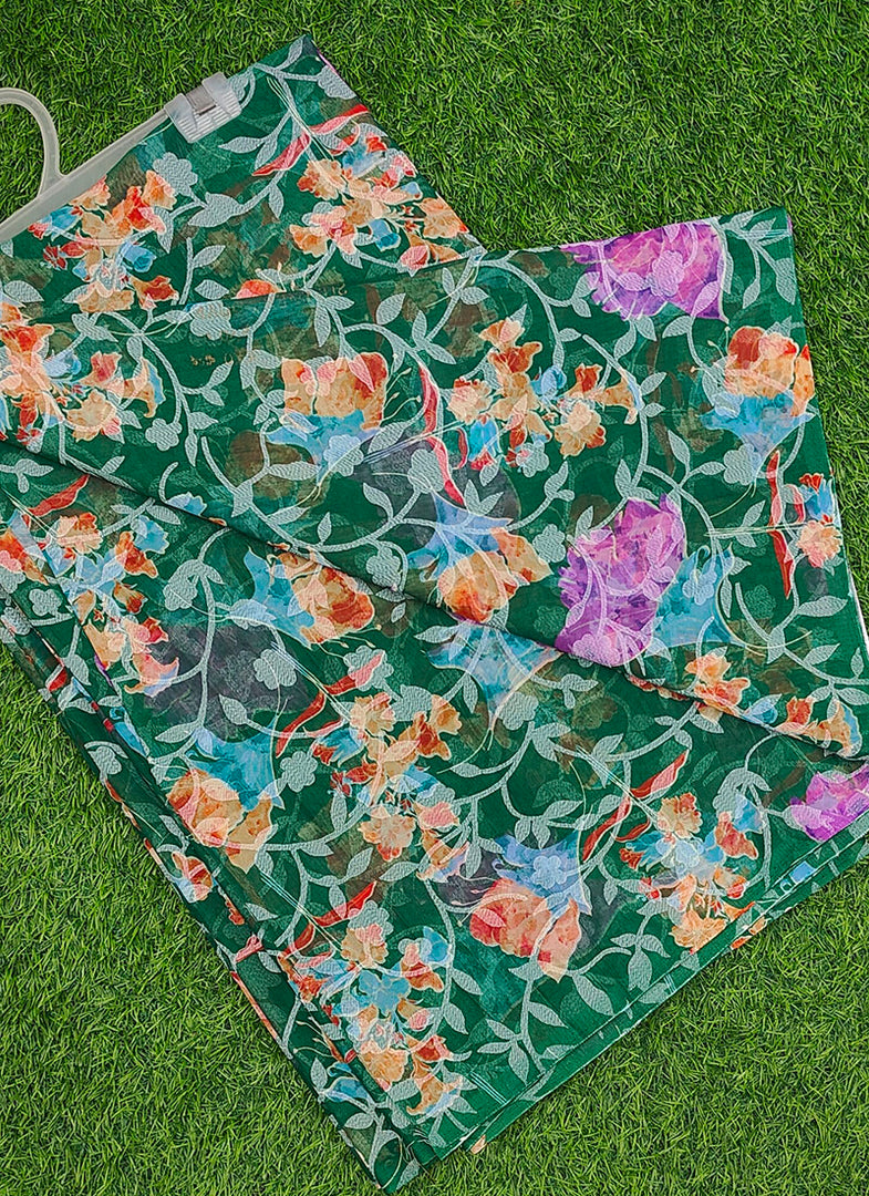 High Quality Garden Vareli Latest Summer Roganza Saree