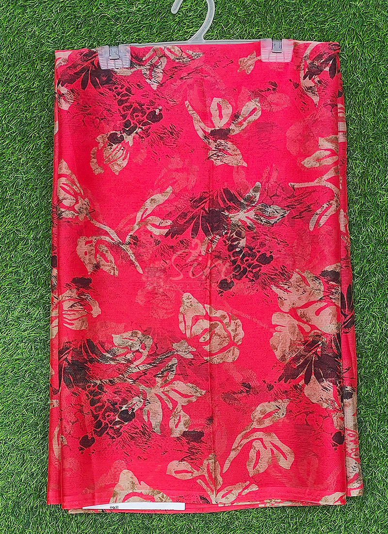 Original Garden Vareli Printed Nara Chiffon Saree, मुद्रित शिफॉन साड़ी -  Siri Matching Center, Hyderabad | ID: 2853423823573