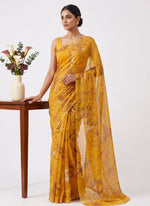 Load image into Gallery viewer, Garden Vareli Super Nara Chiffon Saree without Blouse