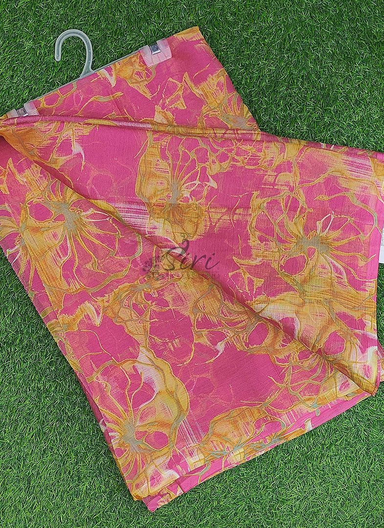 Garden Vareli Super Nara Chiffon Saree without Blouse