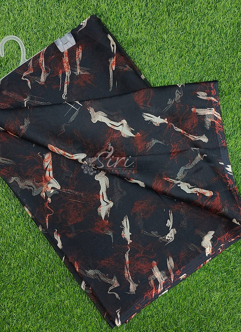 Exclusive Garden Vareli Super Nara Chiffon Saree