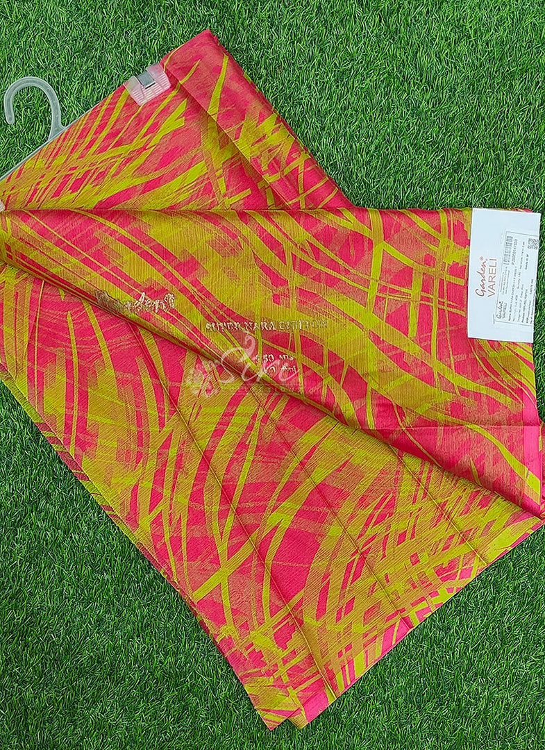 Latest Garden Vareli Super Nara Chiffon Saree
