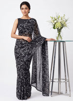 Load image into Gallery viewer, Latest Garden Vareli Super Nara Chiffon Saree without Blouse